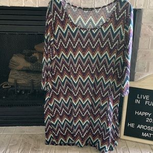 Quarter sleeve dress